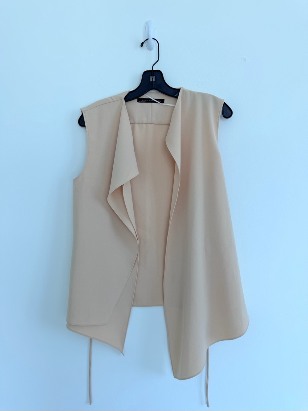 Zara Woman Neutral Beige Vest